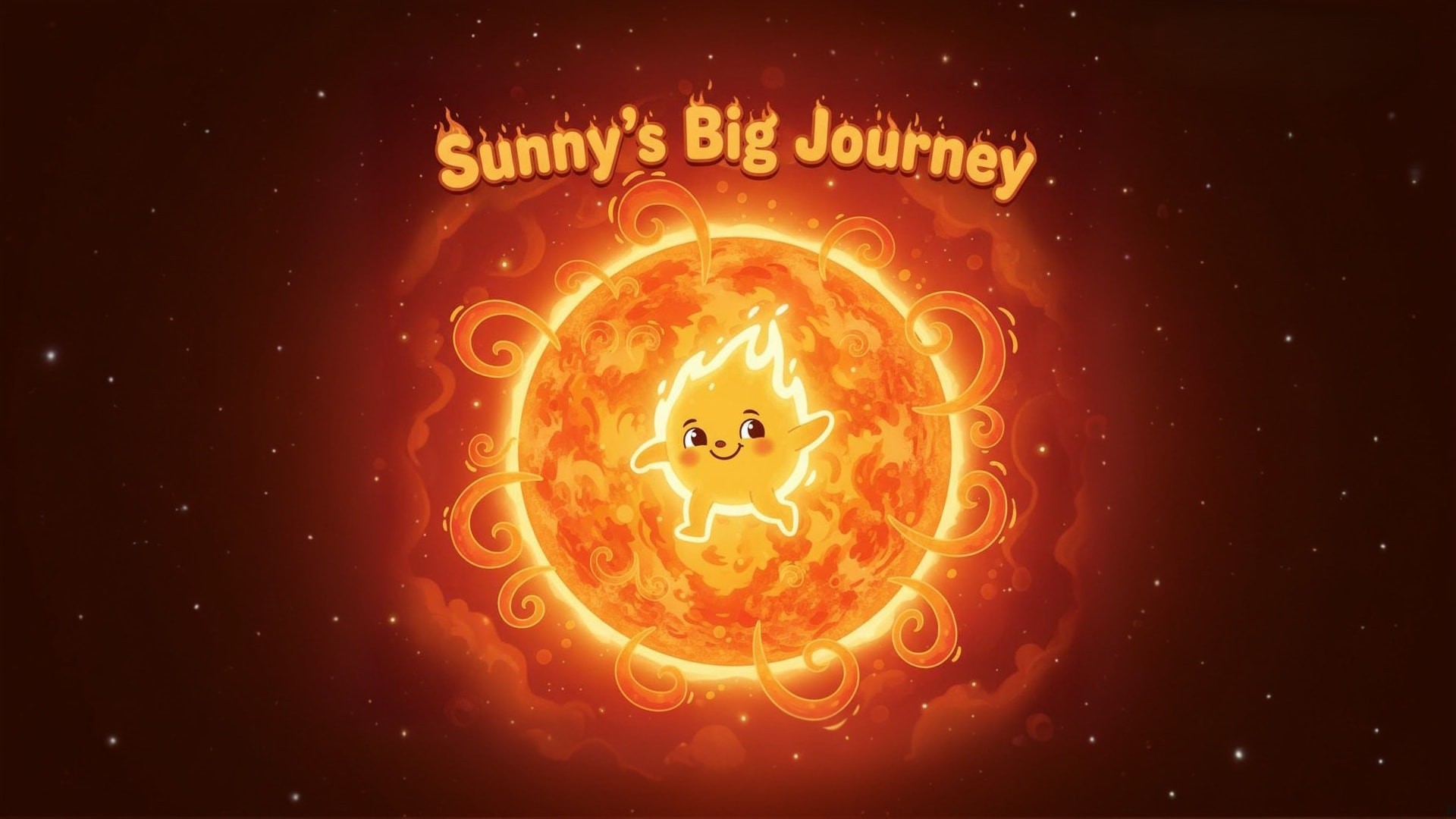 Space weather background